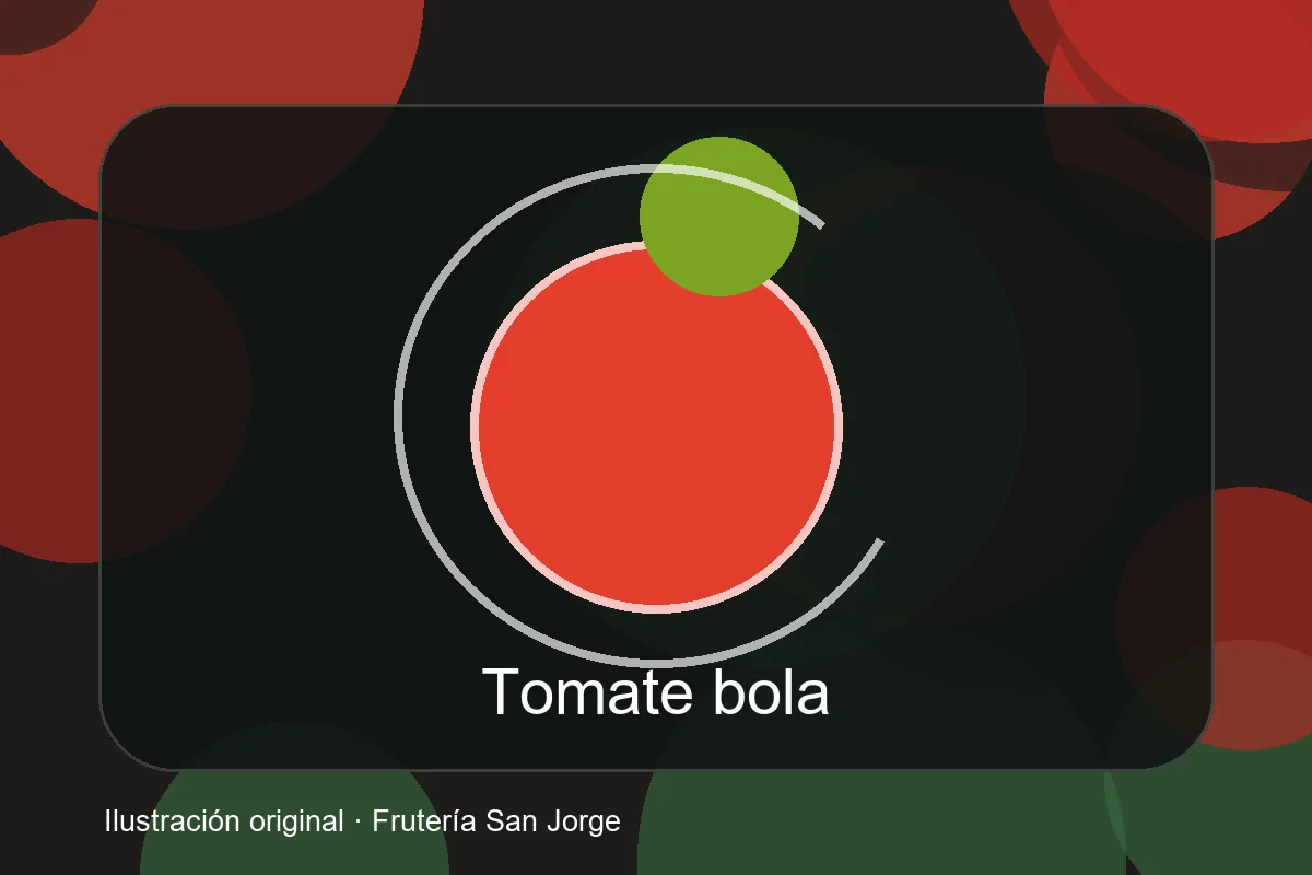 Ilustración de Tomate bola